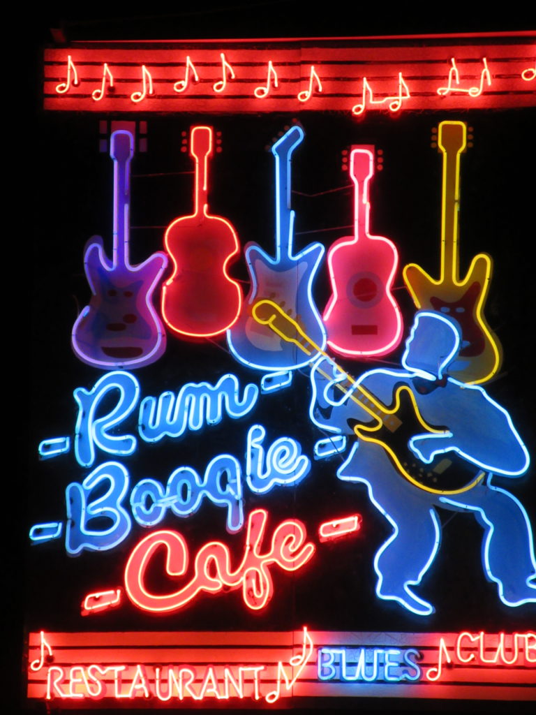 Rum Boogie Cafe on Bourbon St. in Memphis TN