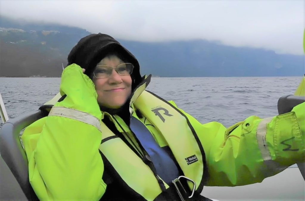 riding the RIB on geirangerfjord