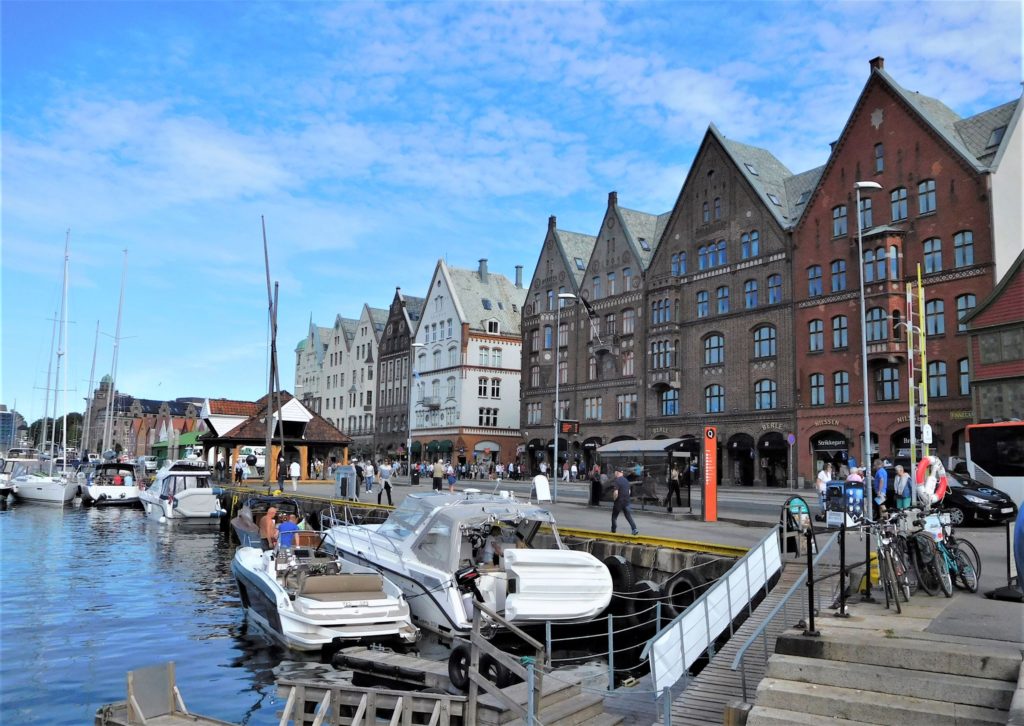 bryggen wharf bergen norway