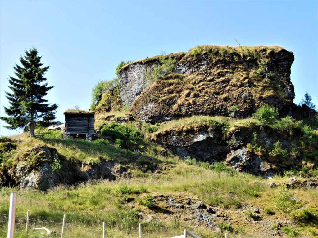 castle remain at trondelag museum norway