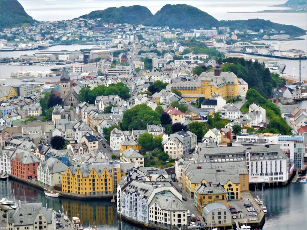 Alesund town Norway