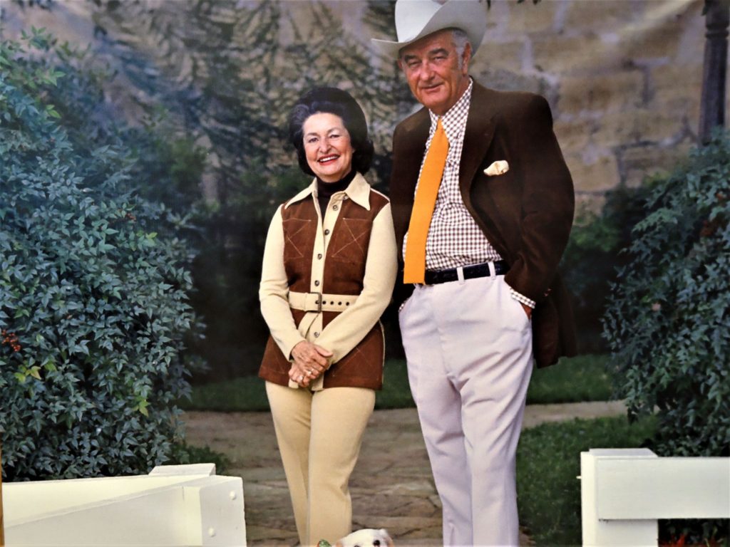 Lady Bird and Lyndon Johnson