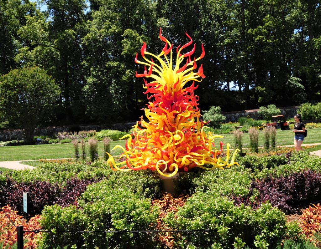 Chihuly glass at Biltmore Estate