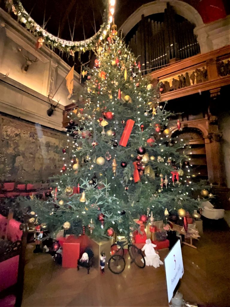 35 foot fraser fir in the banquet hall biltmore estate
