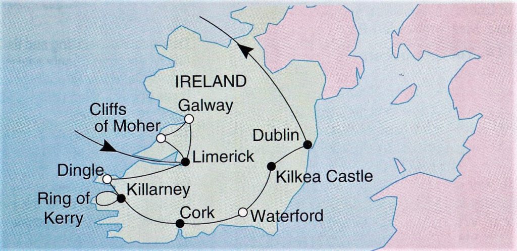 map of ireland