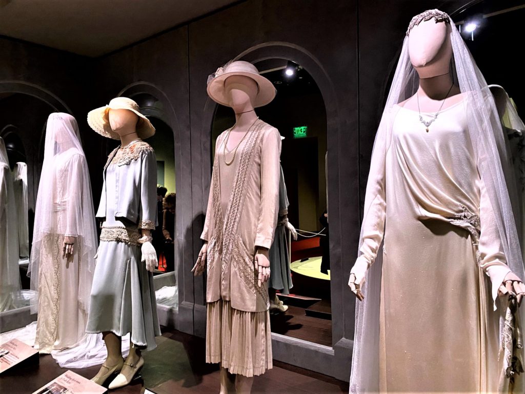 pastel gowns downton abbey