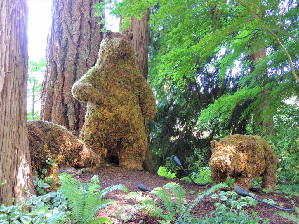 garden animals the Butchart gardens