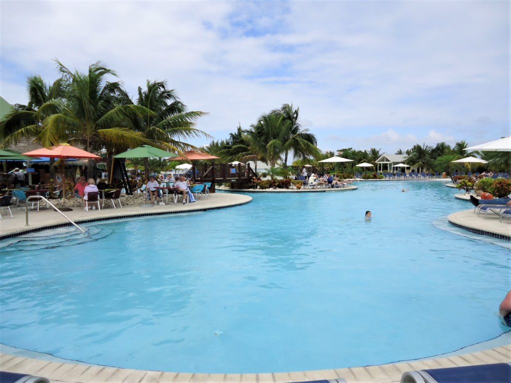 huge pools while cruising caribbean