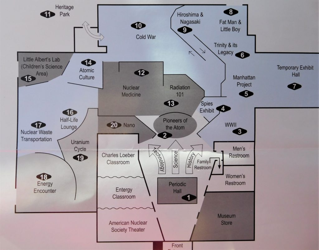 nuclear museum map nm