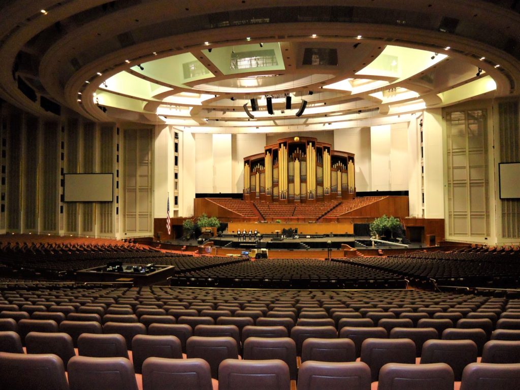conference center auditorium temple square