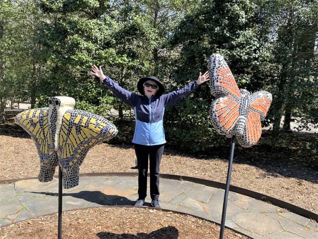 Two Butterflies & a Moth, nc arboretum