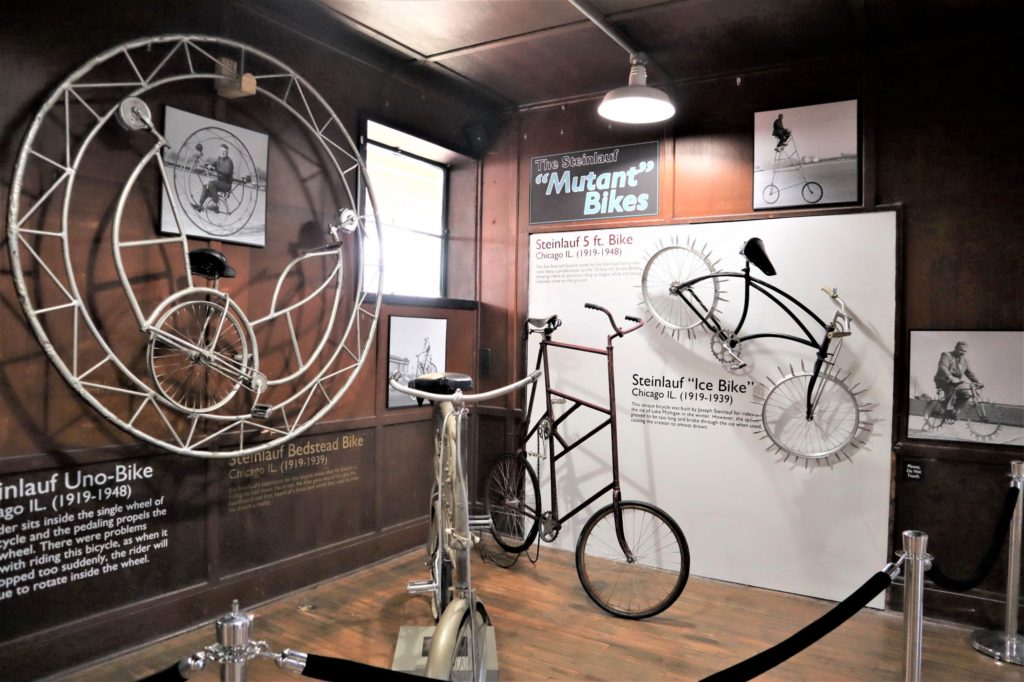 Eccentric cycles Exhibit at NC Transportation Museum