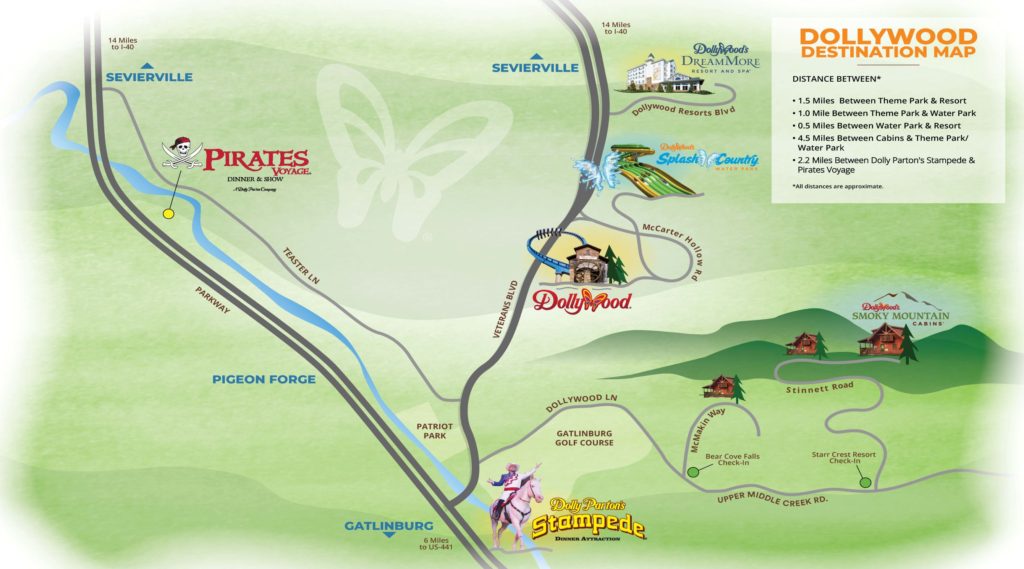 Dollywood map