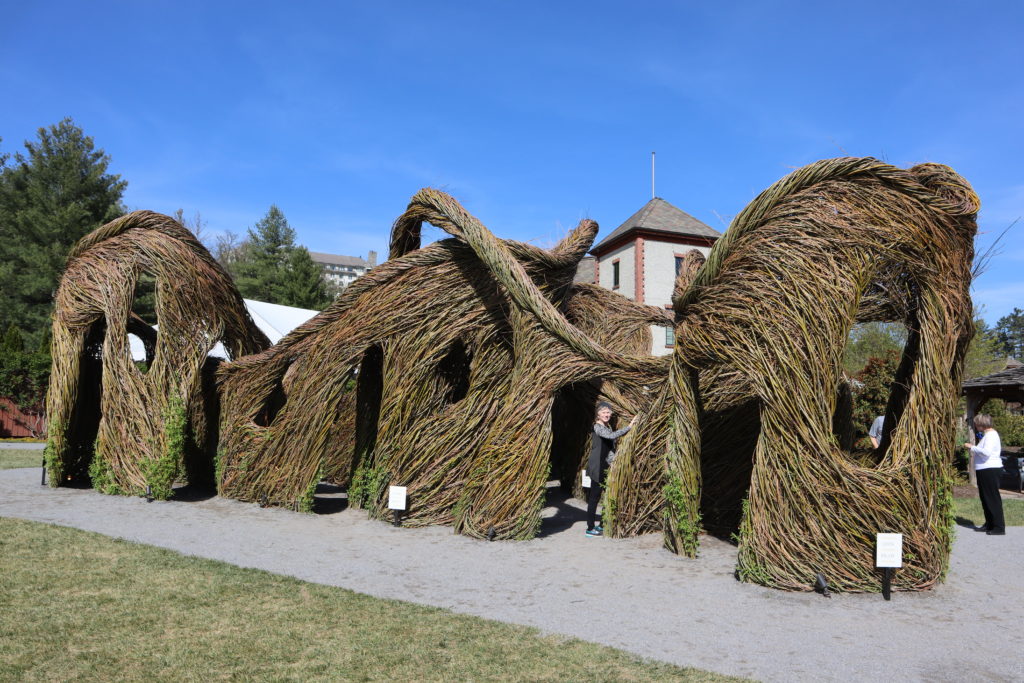 Stickwork by Patrick Dougherty at Biltmore Estate