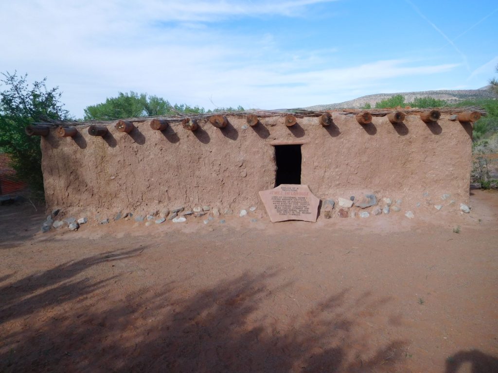 pre-historic Jemez fieldhouse, NM