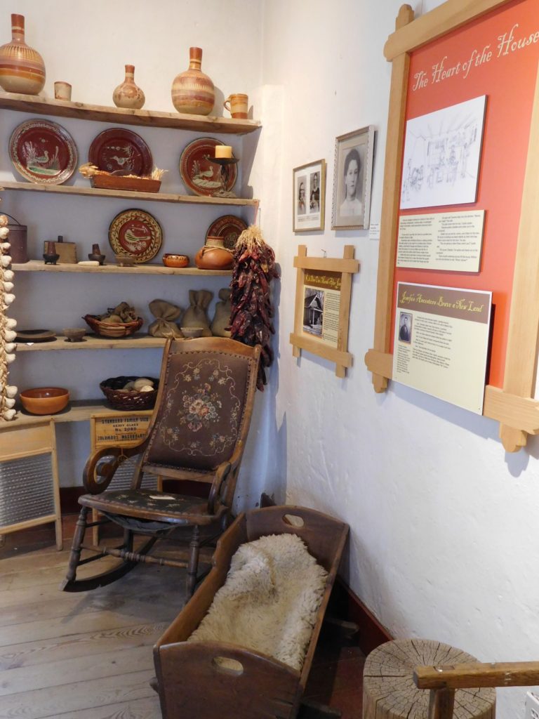 inside Kit Carson home and museum, albuquerque NM